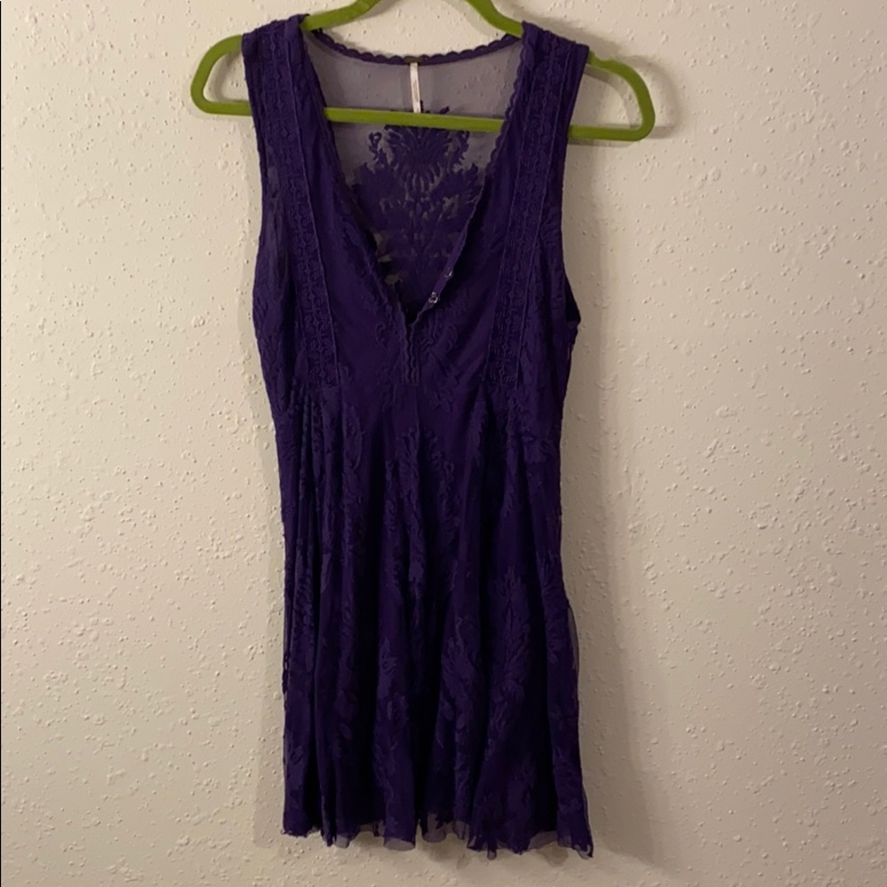 Free people lace fit and flare gorgeous dress